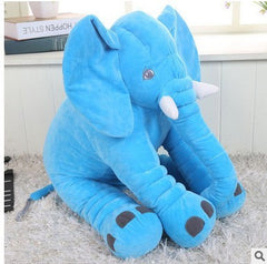 Super Cute Long Nose Elephant Grey Soft Plush Pillow