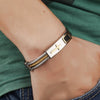 Image of Premium Gold Stainless Steel Cross Bracelet